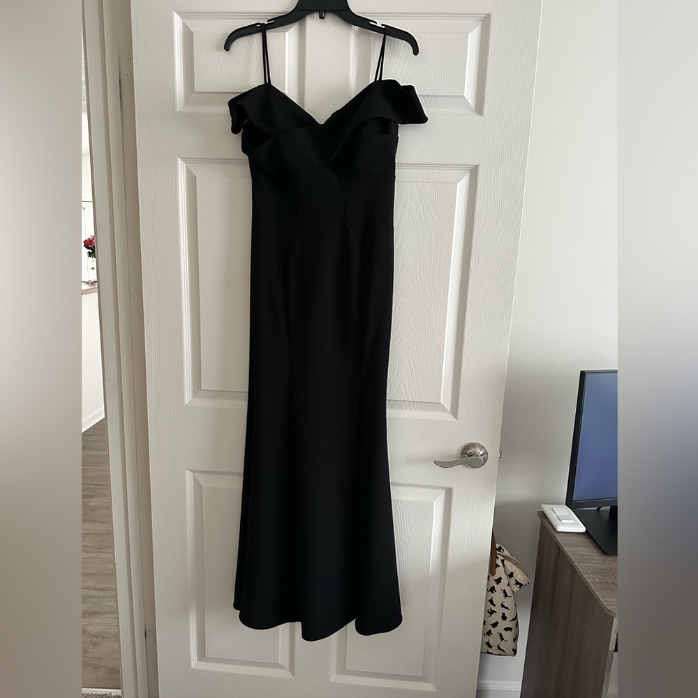 Long black gown